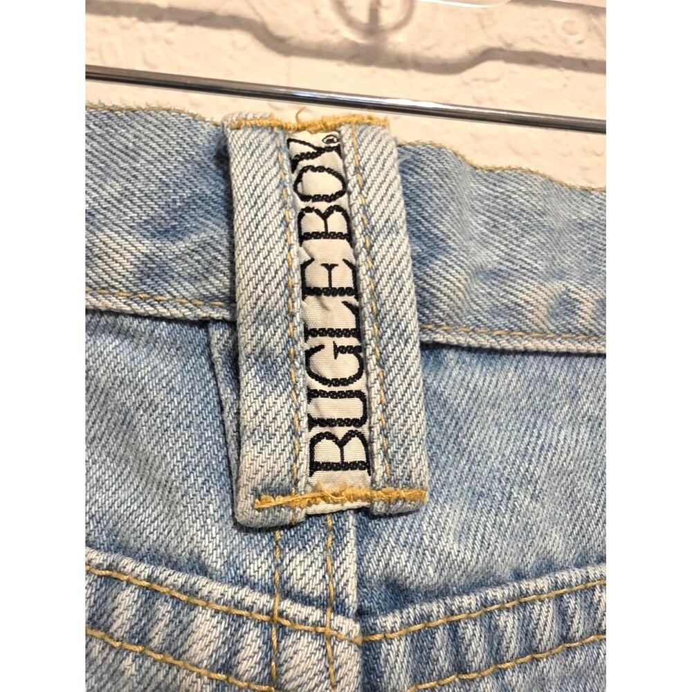Vintage Bugle Boy Jeans Blue Denim Straight Mid Rise 90's Y2K LOGO Men's 36M